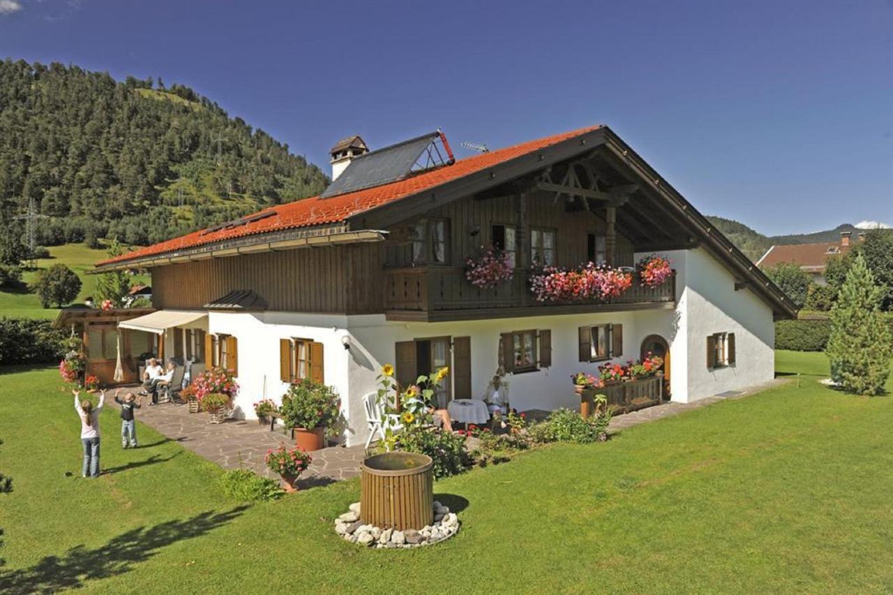 Ferienwohnung Alpenwelt Wallgau Ngoại thất bức ảnh